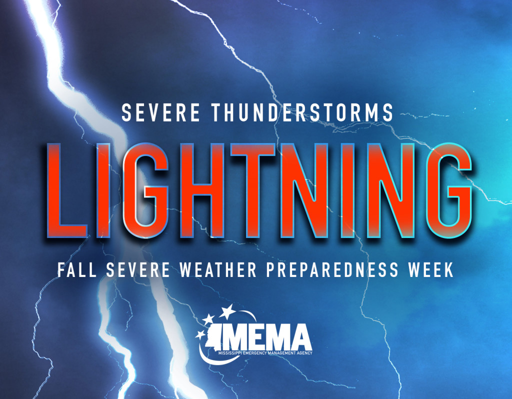Severe Thunderstorms. Lightning. Fall Severe Weather Preparedness Week