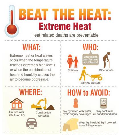 Beat the heat info sheet